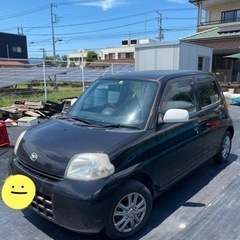 【取引中】ダイハツエッセL235S黒　モモステ付き軽自動車