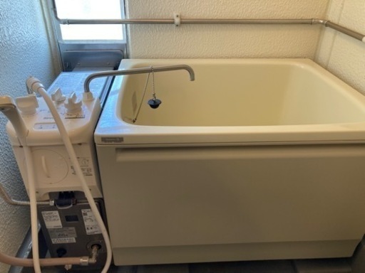 ■決まりました■団地風呂釜【シャワー付きガス風呂釜】都市ガス、使用1年未満