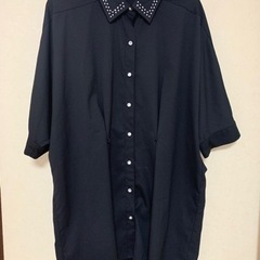 シースルーブラウス M
