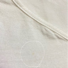 シンプル Vネック 白 Tシャツ カットソー の画像