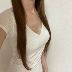 シンプル Vネック 白 Tシャツ カットソー