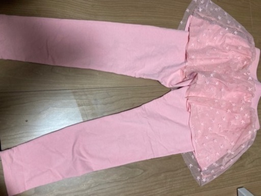 ピンクと黒の長ズボンスカート⑤バラ売り可