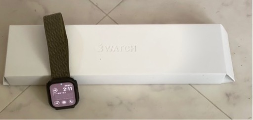 ②極美品　Apple Watch8 アップル　GPSモデル　ブラック　NIKE 45mm