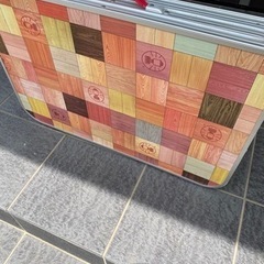 [取引者決定]コールマン ナチュラルモザイクリビングテーブル 140プラス　アウトドア用の画像