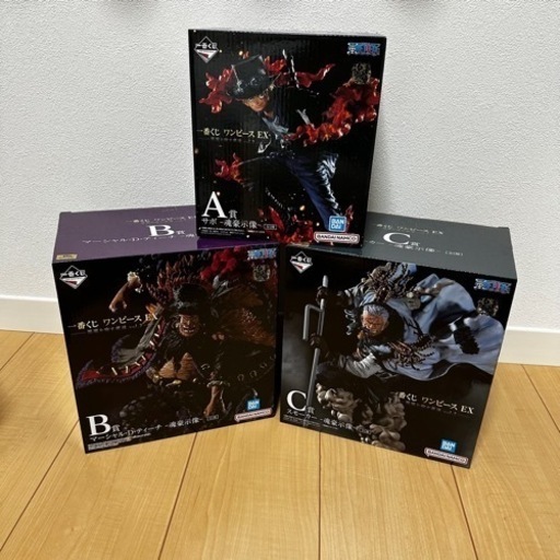 ONE PIECE ワンピース 一番くじ 魂豪示像 A賞 サボ B賞 黒ひげ ティーチ C賞 スモーカー 未開封　その他おまけ付き