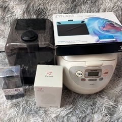 5点セット 炊飯器　加湿器　見守りカメラ　iQOS充電スタンド　...