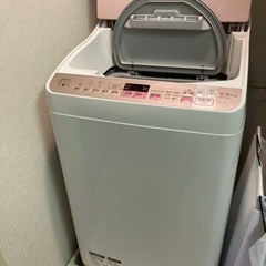 (8月３ー4日)シャープ洗濯機(乾燥機能付き)