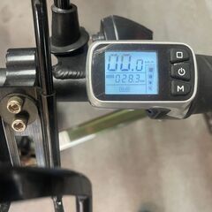 glafitバイク GFR-01　緑色　走行距離28.3キロ　かご、ドリンクフォルダー、小物入れ、買い物袋引掛けフック付きの画像