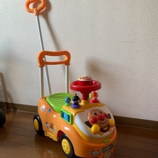 アンパンマンよくばりビジーカー付属品、説明書あり
