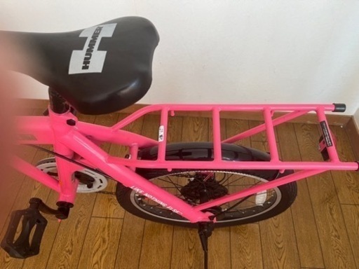 折りたたみ自転車美品　ピンク