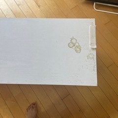 テレビ台　白　コロコロつきの画像