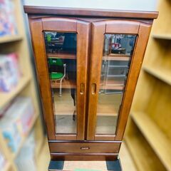 【REGASTOCK 川崎店】食器棚 ミニタイプ ガラス扉 収納