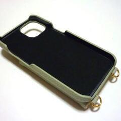 【新品 / Justral】iPhone ショルダー付スマホケース ミラ－付きの画像