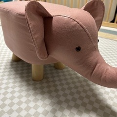 ぞうさんイス　ピンクの画像