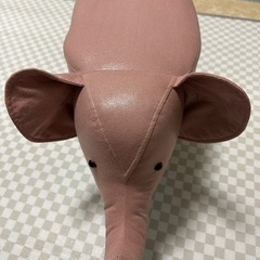 ぞうさんイス　ピンクの画像
