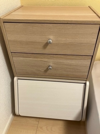 棚付き引き出し。値下げしました。
