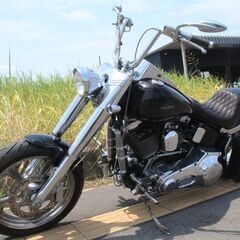 ☆車検残あり☆ 【FLSTF1450】ファットボーイ 2003モデル！カスタム車両！ ◇キャブ車◇ ETC付き の画像