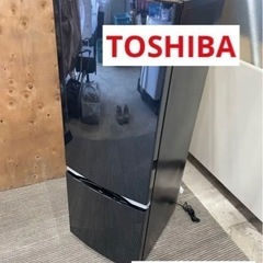 F41 美品★【TOSHIBA】冷蔵庫　GR-P17BS-K 170ℓ 2019年製　F41