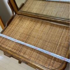 ラタン藤のドレッサーの画像
