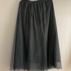 ロングスカート　チュールスカート