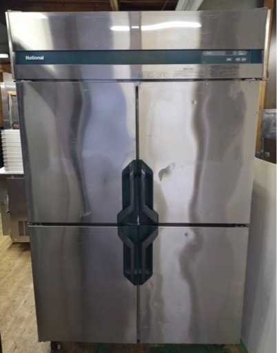 【動確済み】National 業務用電気冷凍庫 NS-KF443FF 大容量 1047L 三相 200V 厨房機材 機器 店舗用品 縦型4枚扉 4ドア 大型冷凍庫 大阪発