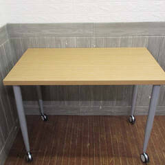 ss5334　ワークデスク　ナチュラル　100×59cm　キャス...