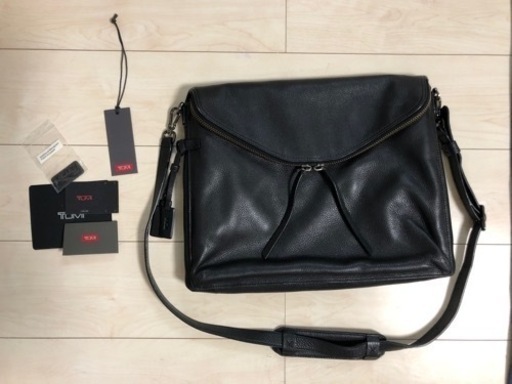 TUMI ビジネス バッグ レザー ブラック A4 黒 レア アメリカ購入 トゥミ 本革 68950D 本物 正規品 チュミ