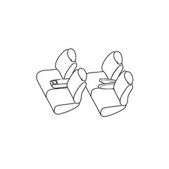 車　シートカバー　NBOX 防水の画像