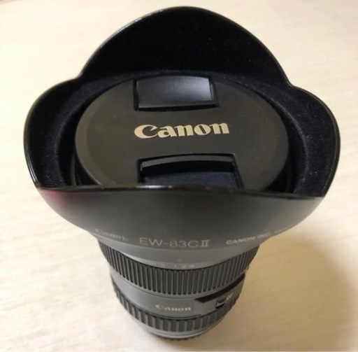 Canonカメラレンズ EF17-35F2.8L USM プロテクター,キャップ,フード付き