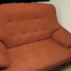 ソファ　2人がけ　オレンジ　NOCEの画像