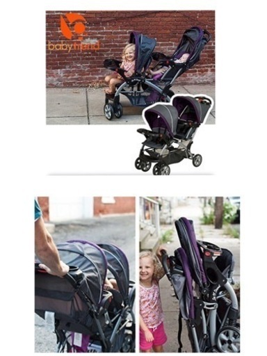 Babytrend 2人乗りベビーカーお値段下げました☺︎