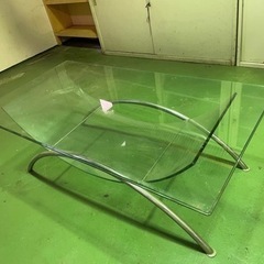 ★7/28まで限定出品★ガラスローテーブル