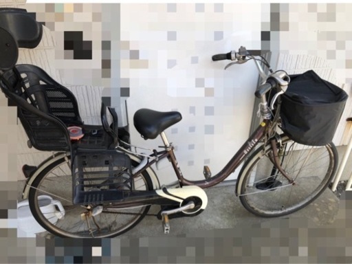 (取引中)ジャンク　子乗せ電動自転車