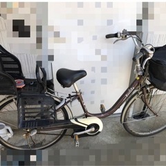 (取引中)ジャンク　子乗せ電動自転車