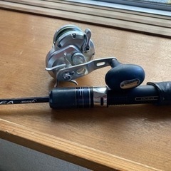 オシアジガー1500左巻き、ロッド難あり