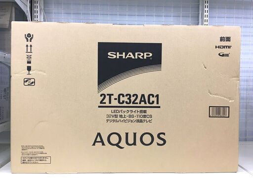 SHARP AQUOS 32V型液晶テレビ 2T-C32AC1 未開封
