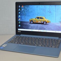 中古軽量ノートパソコン Windows11+office 爆速SSD64GB Lenovo Ideapad 120S-11IAP Celeron-N3350/メモリ4GB/11.6インチ/Webカメラ/無線