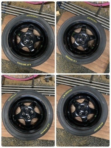 15インチ　7J＋28　4本セット　ホイール　4穴　PCD100