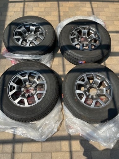 中古ジムニーシエラJB74純正アルミホイル&タイヤ５本