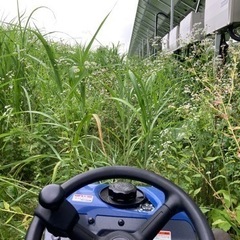 太陽光発電所の除草はお任せ下さい❗️