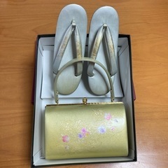 成人式　草履＆バッグセット