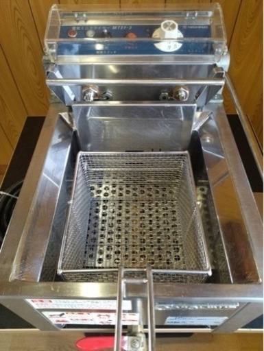 【動確済み】ニチワ 業務用 電気ミニフライヤー MTEF-3 卓上フライヤー電気フライヤー 200V 厨房機材 厨房機器 揚げ物 店舗用品 大阪発