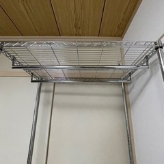 銀ラック　奥61×幅91×高178.5 スチールラックの画像