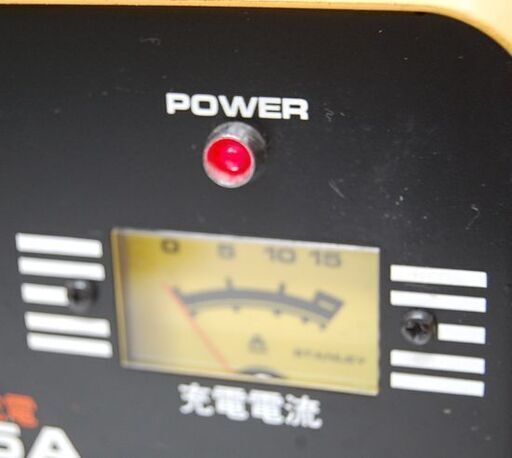 STANLEY バッテリーチャージャー RUSH-15S 15A セルスターター付き 動作確認済み スタンレー  札幌市 清田区 平岡