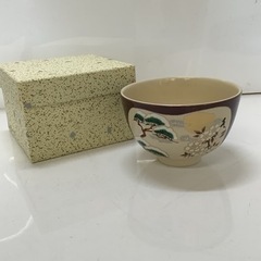 ☆G　茶道具　抹茶碗　松　梅　茶碗　共箱