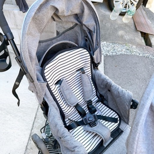 ベビーカー 二人乗り　カトージ　タンデムストローラー グレー 41811