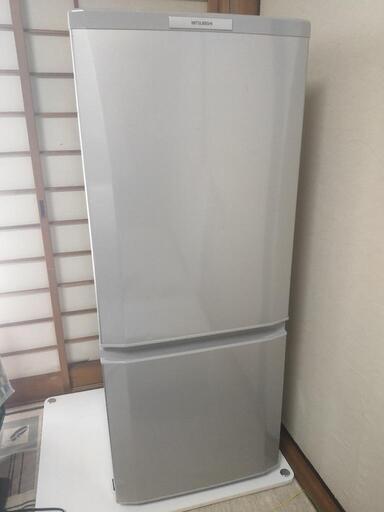 冷蔵庫 三菱ノンフロン冷凍冷蔵庫 MR-P15W-S形