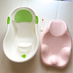 【購入者決定】ベビー用品セット バスタブ＆湯温計＆バスマット＆ド...
