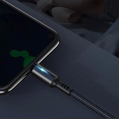 USB type-C ケーブルライト付き 2m3本セットの画像