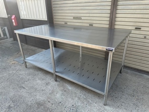 ＭＡＲＵＺＥＮ　マルゼン　業務用　ステンレス　作業台　店舗　飲食店　Ｗ１８００ｘＤ９００ｘＨ８００ｍｍ